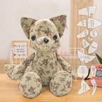 13pcs Fox Sewing Templates