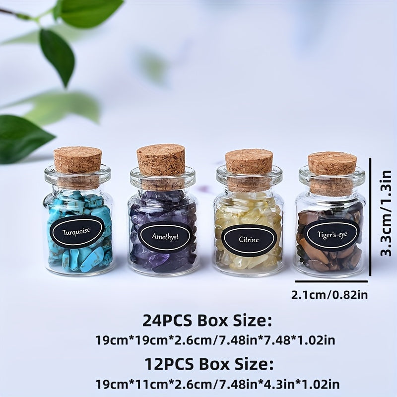 Crystal Pebble Wish Bottle, Crystal Pebble Candle Making