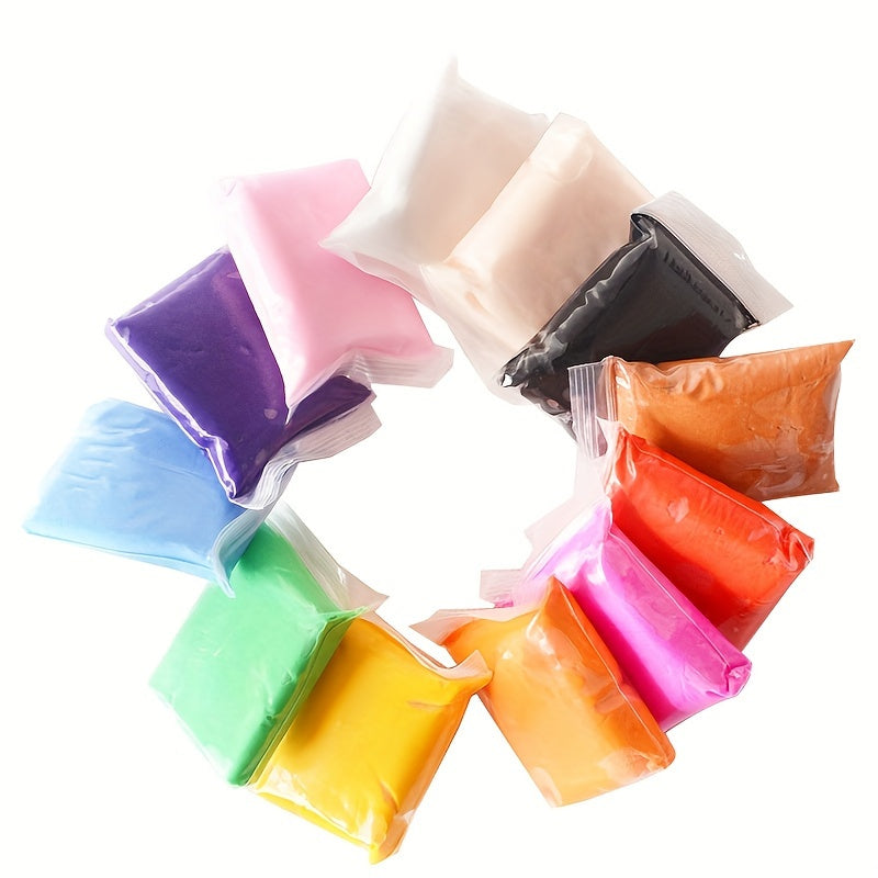 50 Multi-Color Air-Drying Ultralight Clay