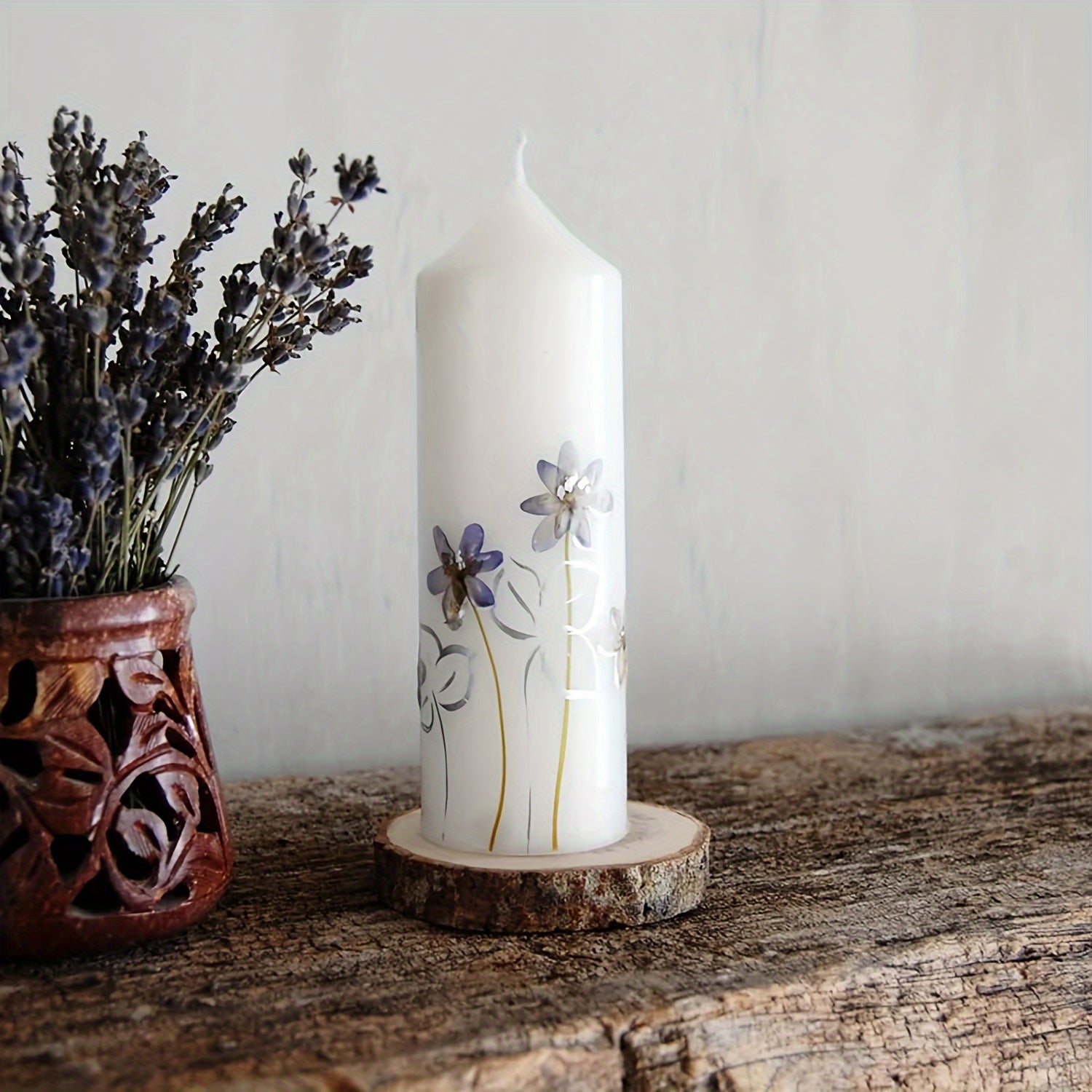 4pcs Silicone Candle Molds, Pillar Candle Making Kit for DIY Crafts