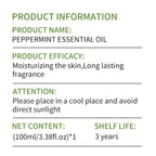 100ml/3.38fl.oz Peppermint Body Essential Oil