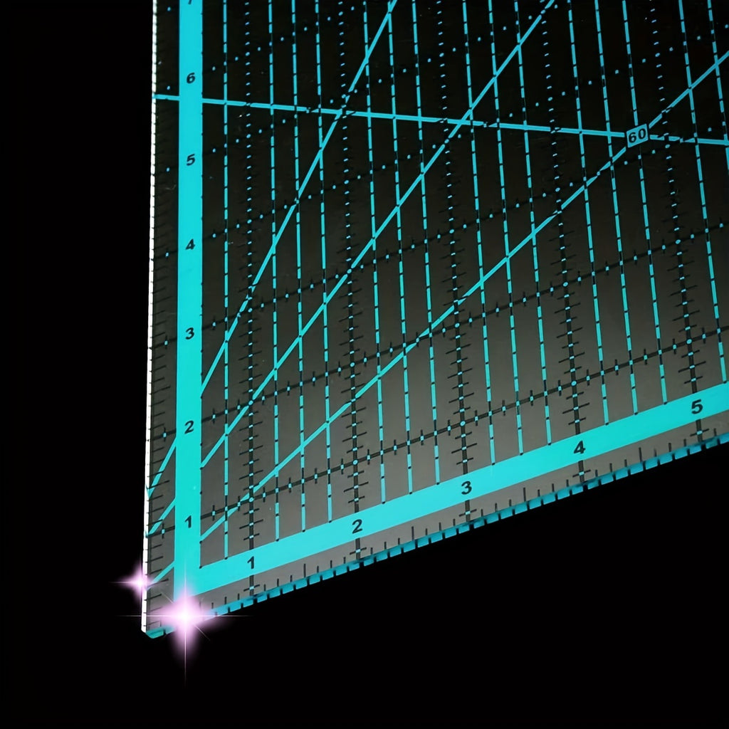 12, 5/9, 5/6/4, 5 Inch Acrylic Square Quilting Ruler