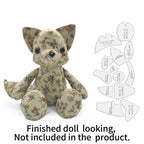 13pcs Fox Sewing Templates