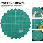 Round Rotating Self-Healing Cutting Mat