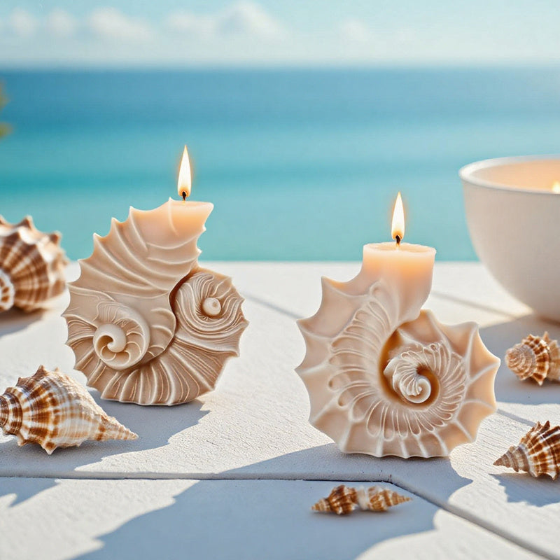 4pcs Ocean Theme Silicone Molds