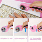 Rotary Cutter Kit with 45mm Rotating Blade