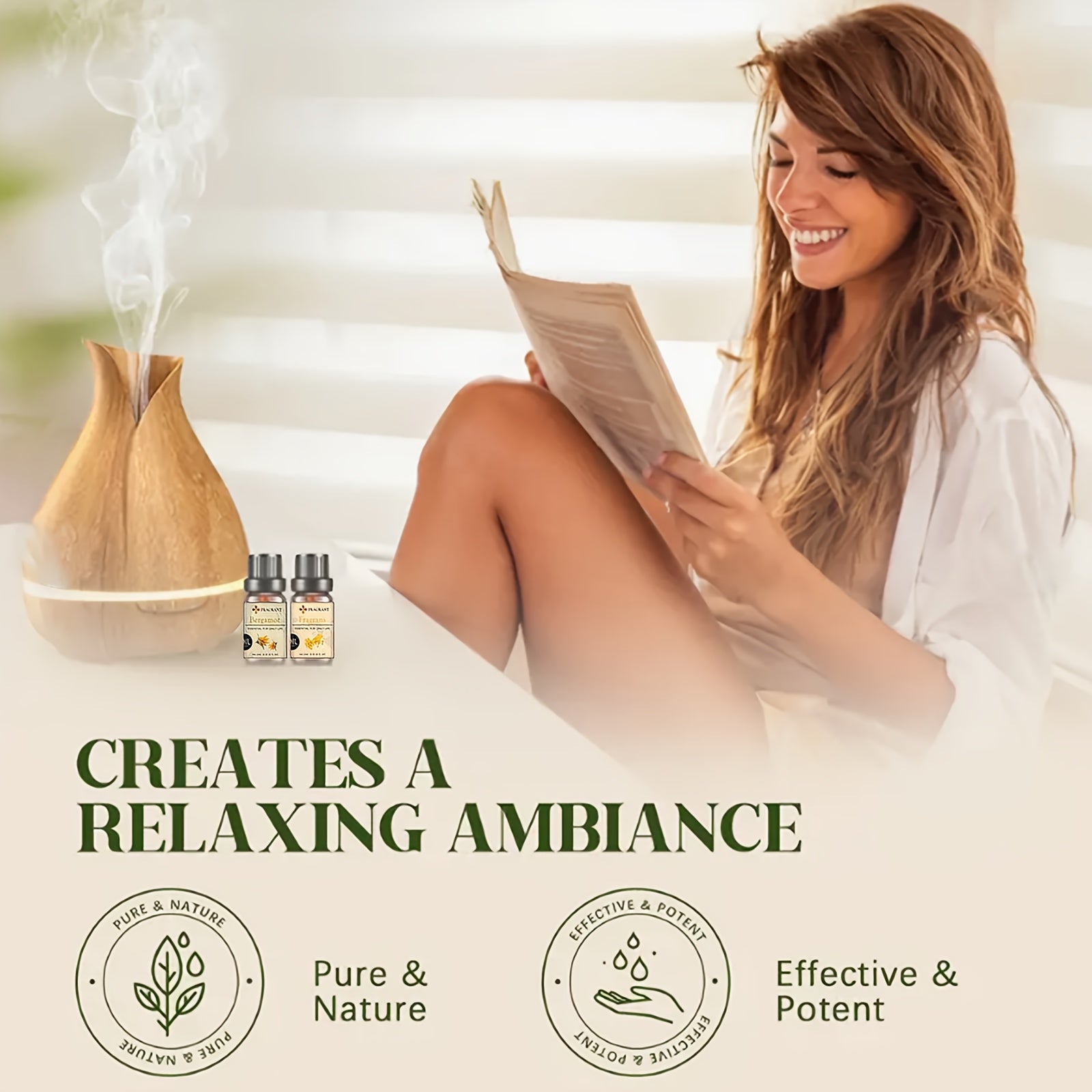 Rosemary And Chamomile Scented Essential Oil Set