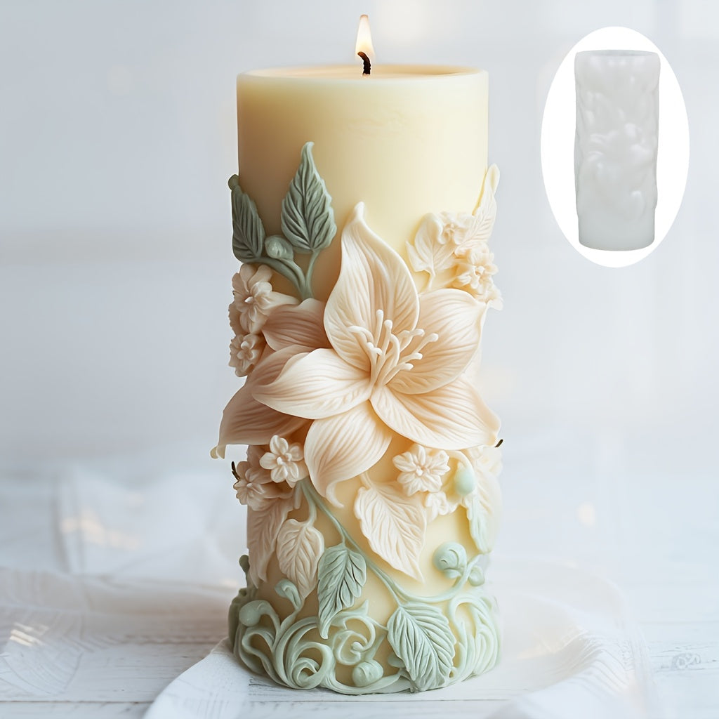 2pcs Lily Flower Silicone Mold Set