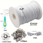 DIY Candle Making Kit - 2401.57inch Smokeless Wick Set