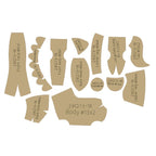 13pcs Horse Templates