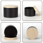 42pcs/6Set Black Candle Tins