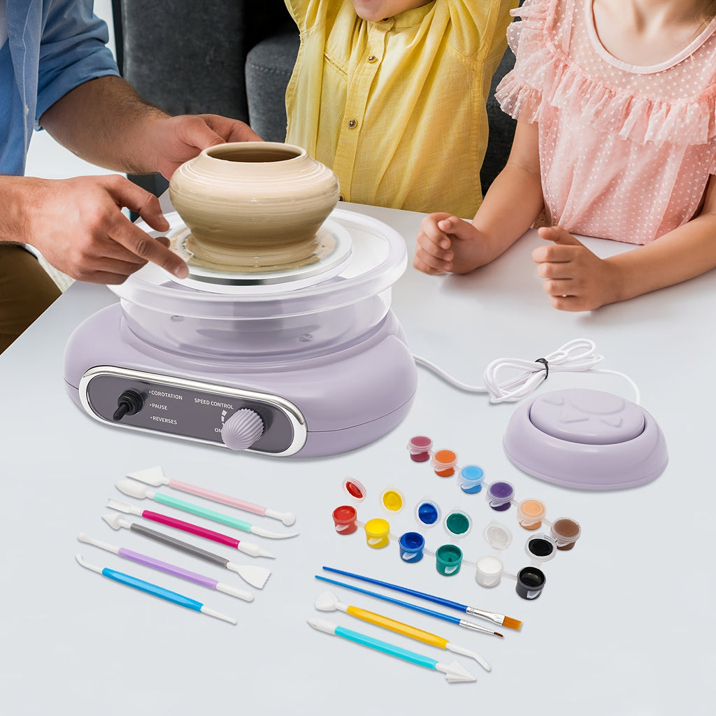 24W Mini Pottery Wheel Kit with 4.72" Turntable