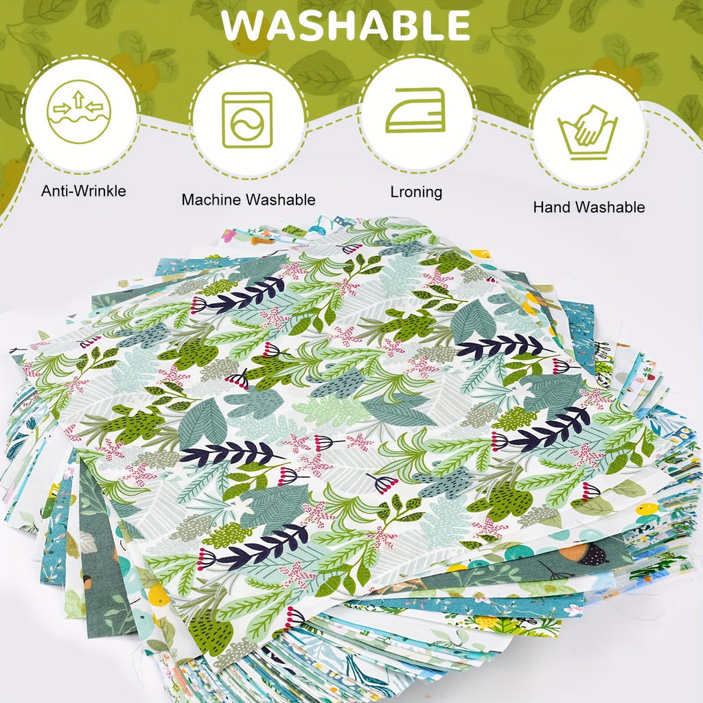 70pcs 10x10inch Cotton Fabric Square