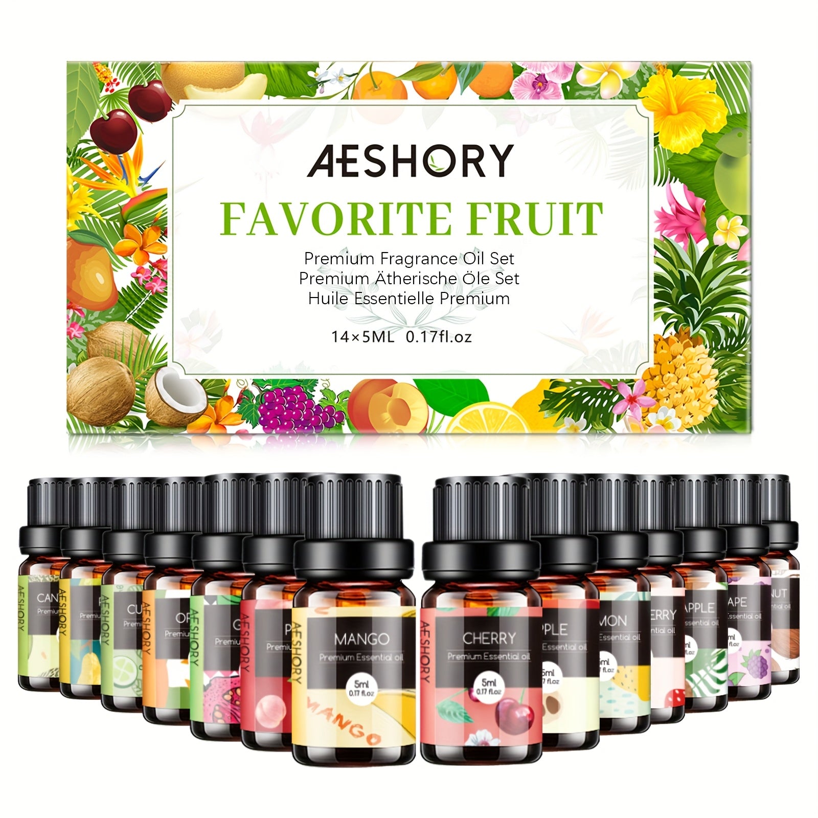 TOP 14 Fruity Essential Oils Set