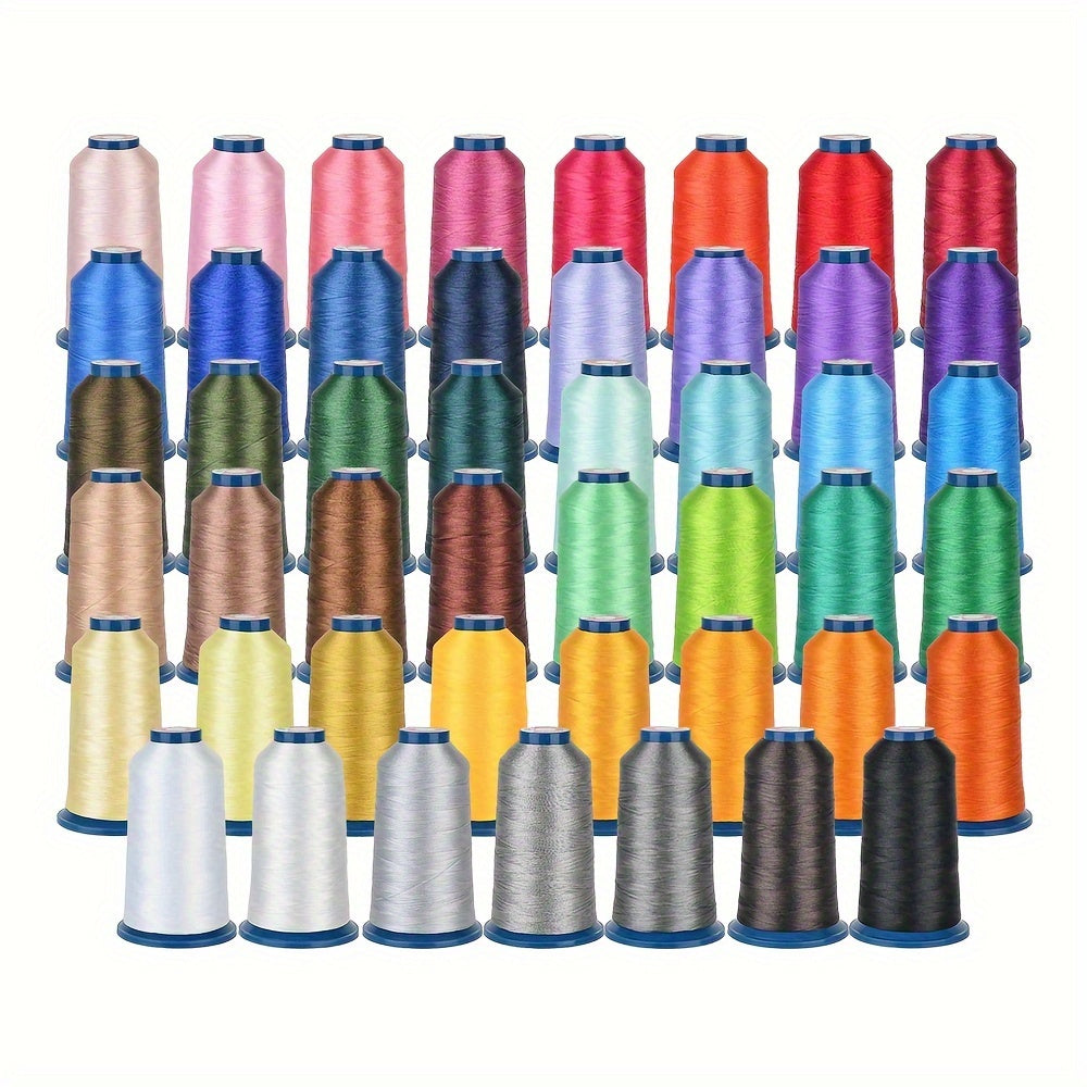 40 Colors 100% Polyester Embroidery Sewing Thread Combo