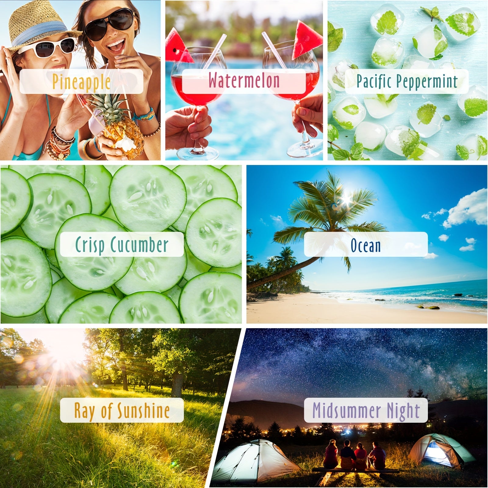 14x0.34oz Summer Fragrance Oil