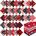 100 Pre-Cut Squares Christmas Fabric
