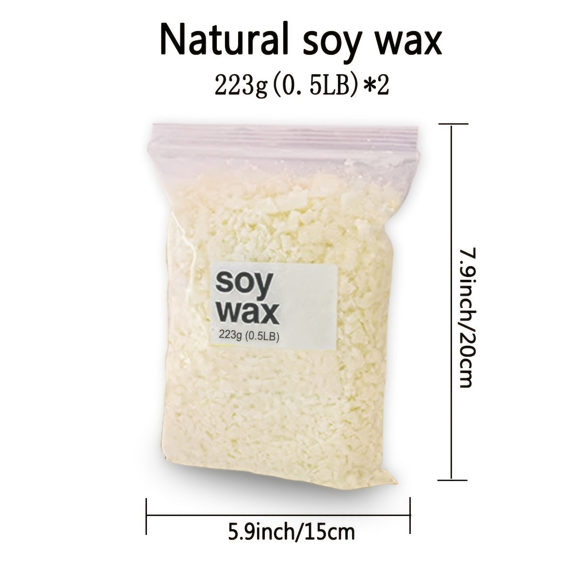 1LB 100% Pure Soy Wax
