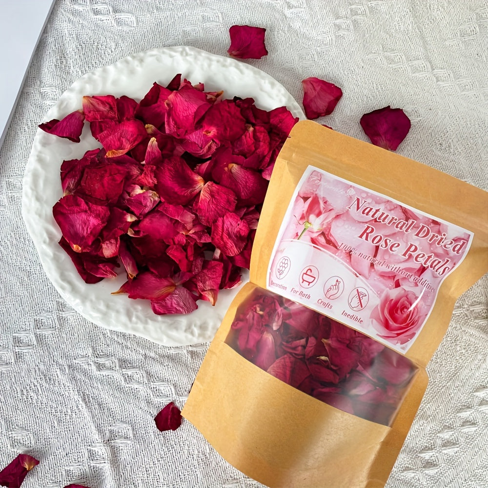 1.75oz/50g Natural Dried Red Rose Petals
