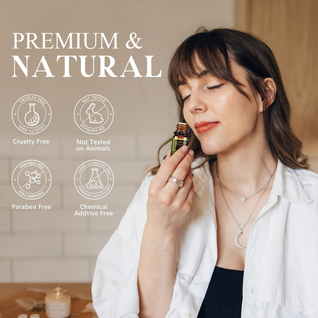 Woody & Herbal Essential Oils Set