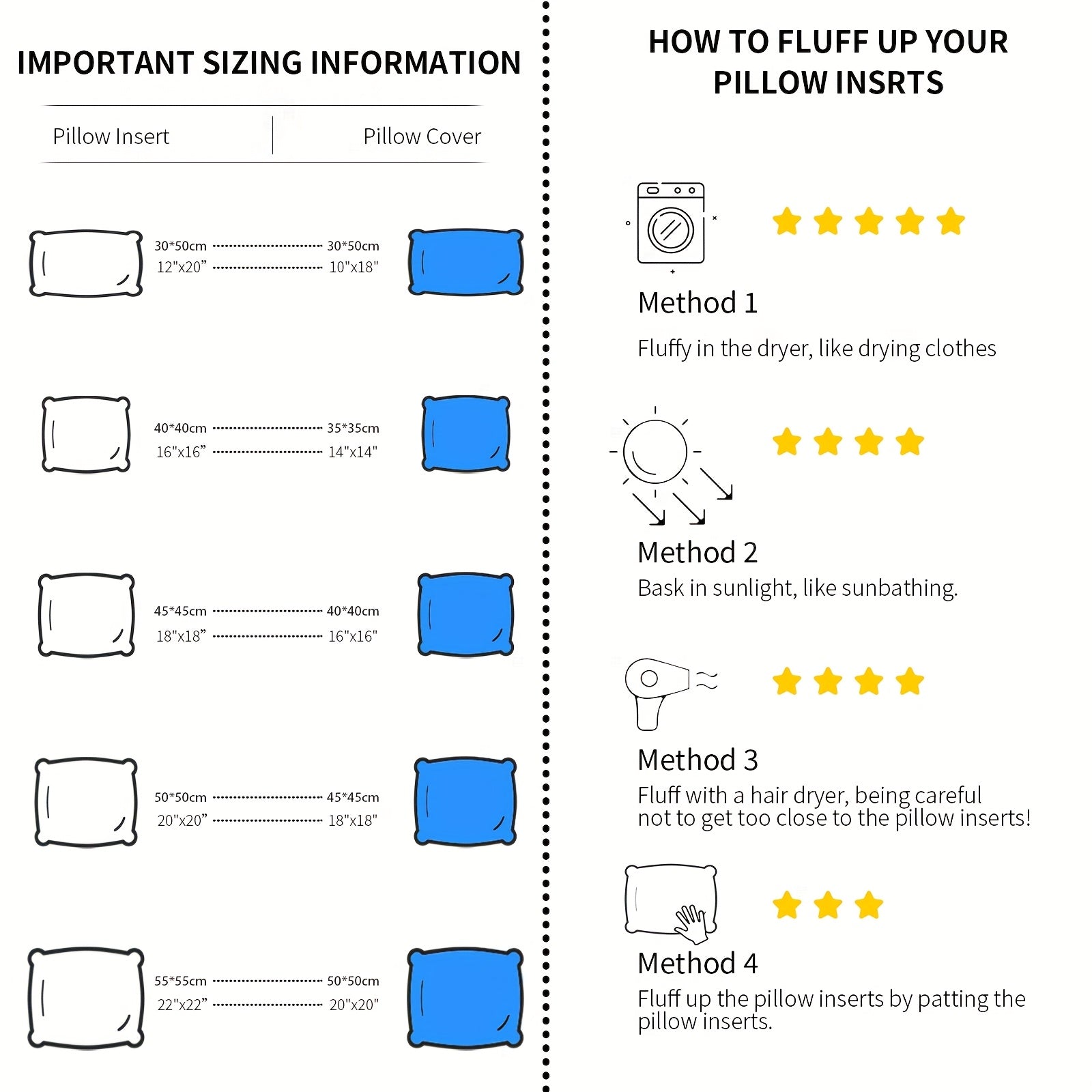 2/4pcs Decorative Pillow Inserts, 18x18 Inches