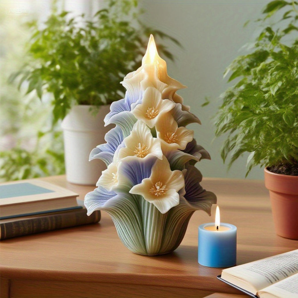 3D Floral Bouquet Mold with Layered Petals