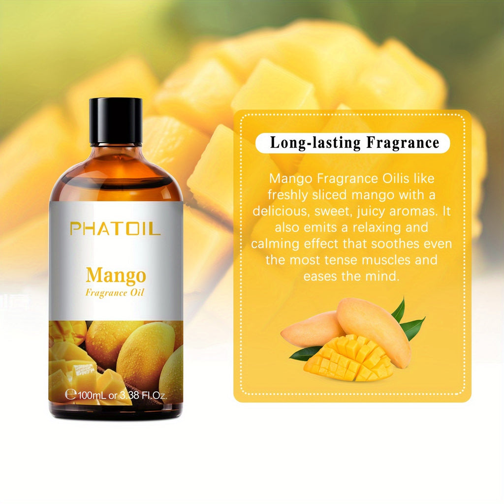 1pcs PHATOIL 3.38oz/3.38fl.Oz Mango Fruit Fragrance Oils