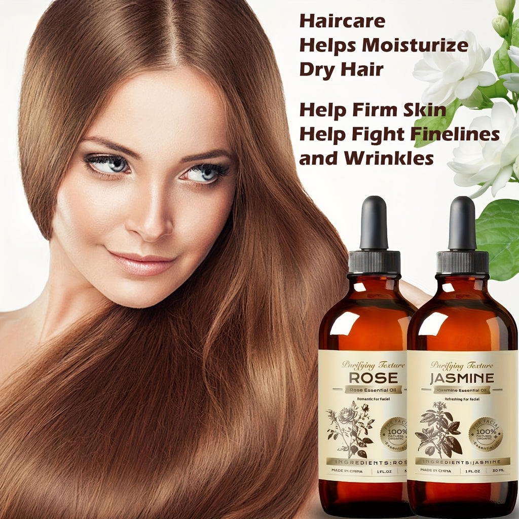 Rose and Jasmine Essential Oils