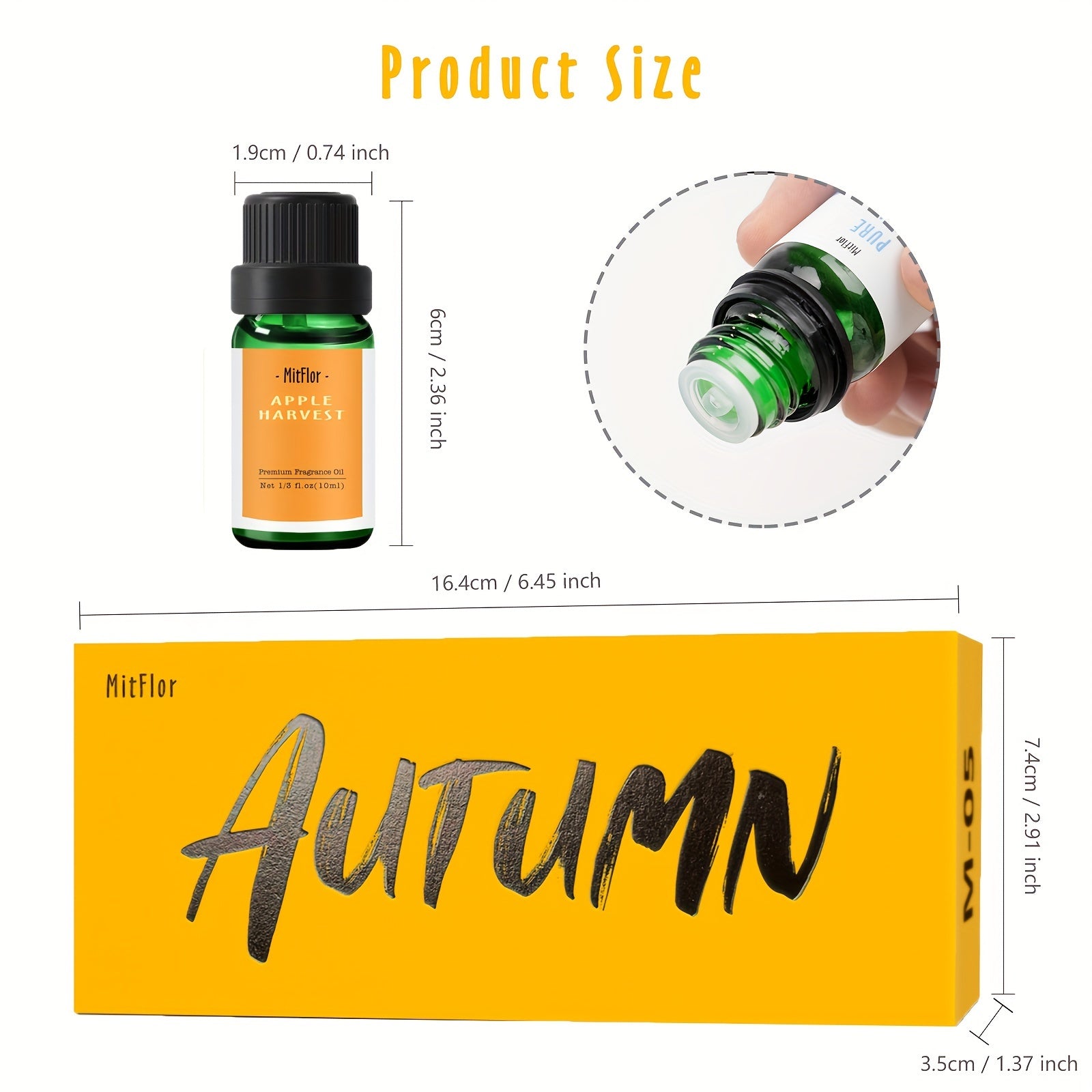 Fragrance Oils, Autumn Set Of 6 Premium Essential Oils