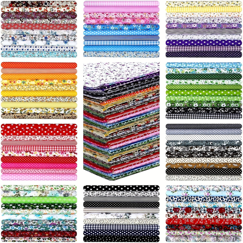 100pcs 10 X 10 Inches Fabric Squares