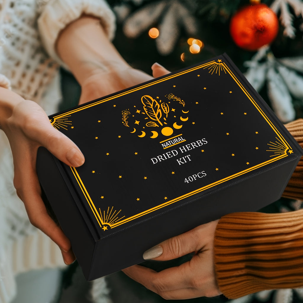 40pcs Dried Herbs And Flowers