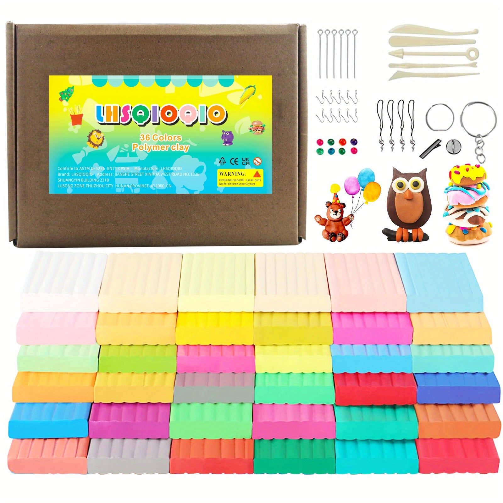 Polymer Clay Kit 36 Colors