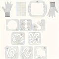 10pcs Set of Quilting Templates