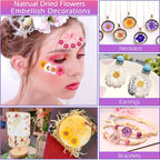 140pcs Premium Pressed Dried Flower Kit