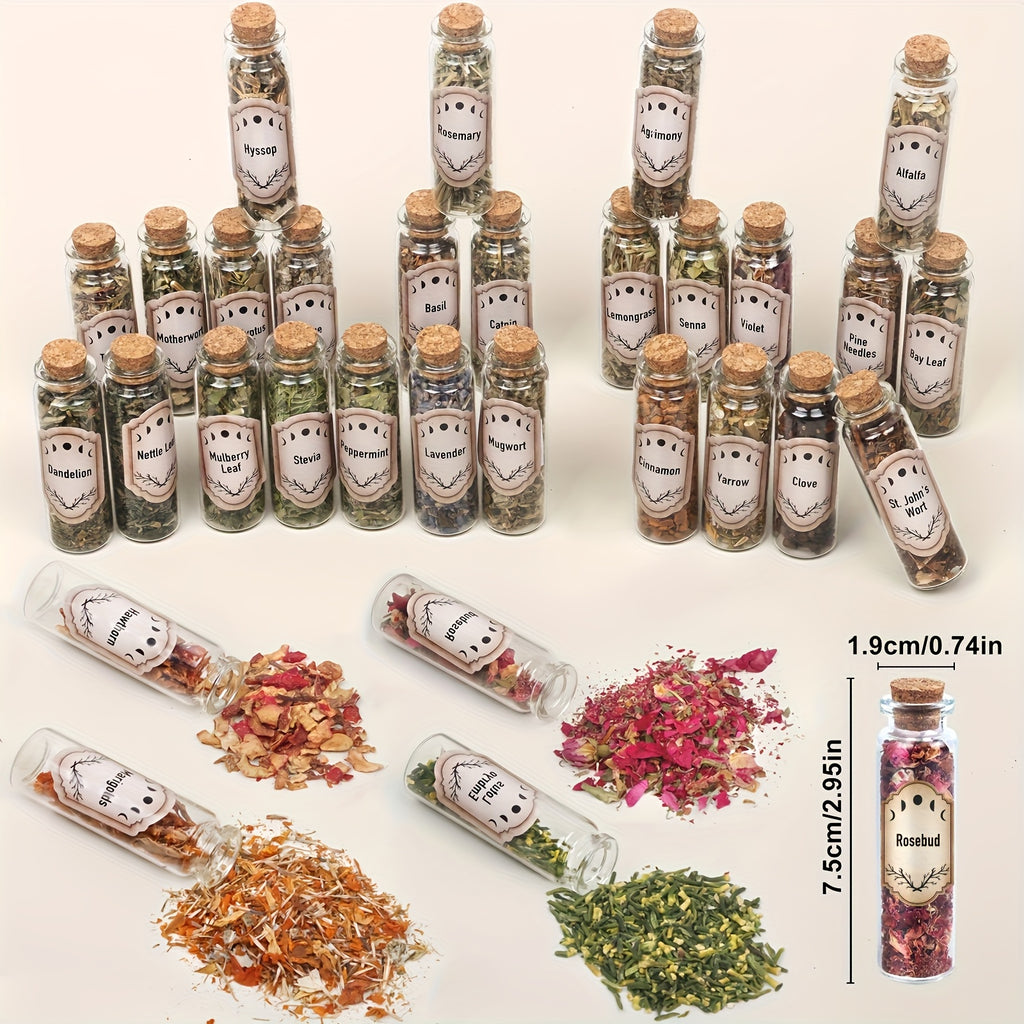 43pcs Herbs And Flowers Supplies Kit