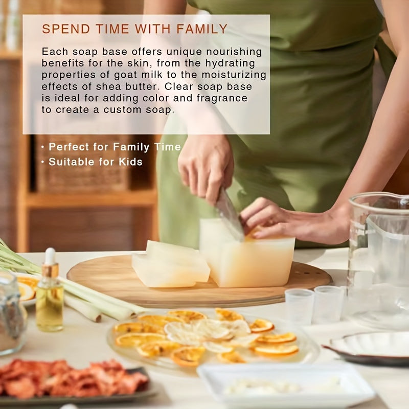 0.55Lb/1Lb/2Lbs Olive Oil Melt & Pour Soap Base