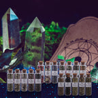 24pcs Dried Herbs 1 Crystal Spoon Kit