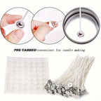 1 Set Soy Wax Candle Making Kit with Glitter Embellishment