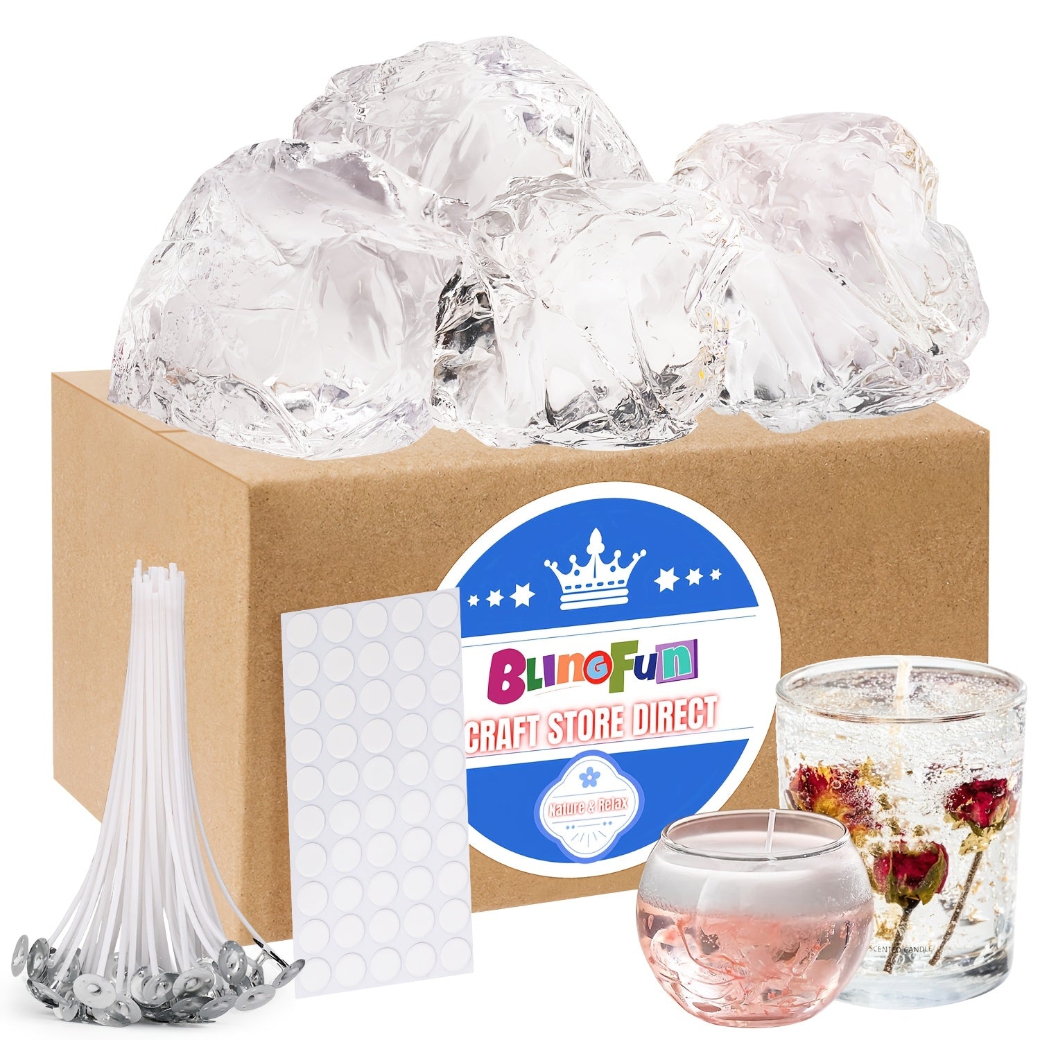 BlingFun Jelly Candle Making Kit