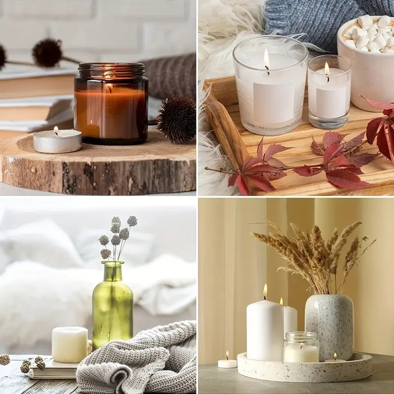 310pcs Wick Set, 1/3/6/8 Inch With 10 Holders And 100 Labels