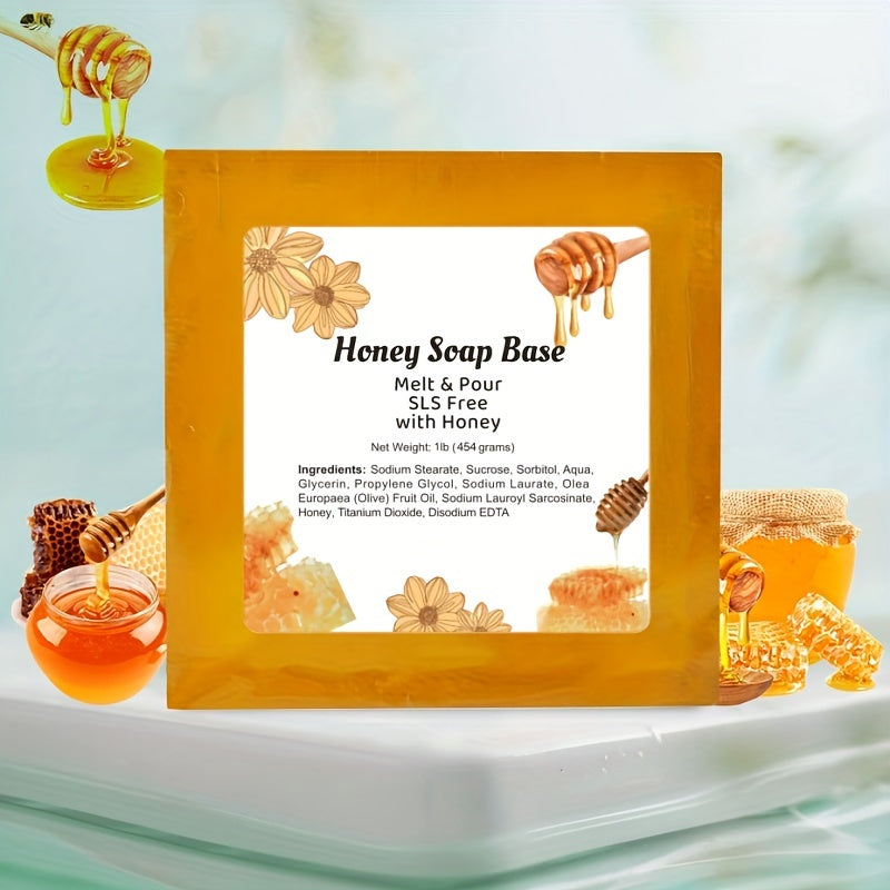 0.55lb/1lb/2lbs Natural Honey Soap Base