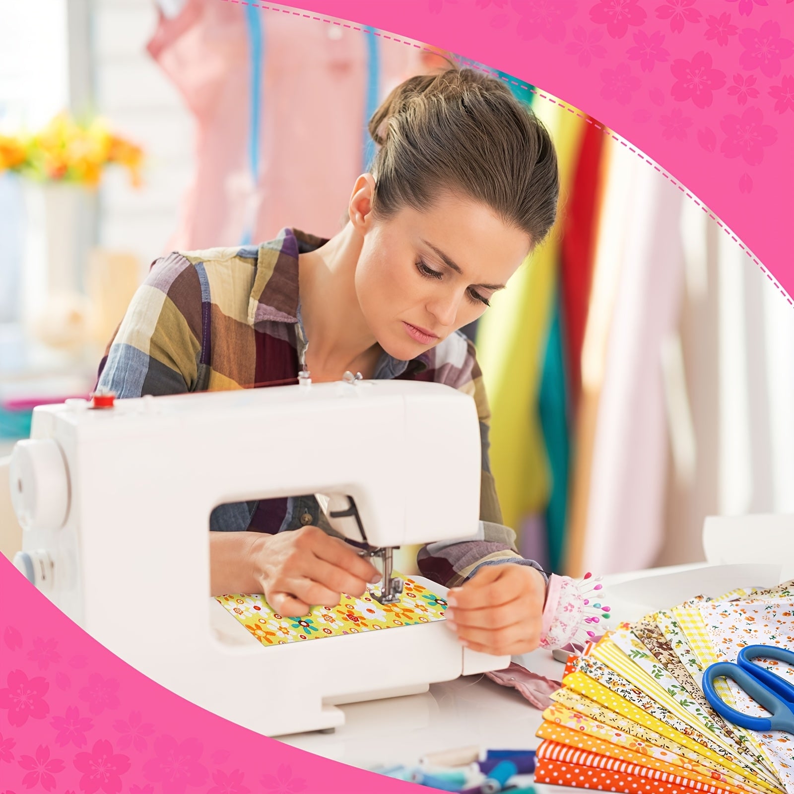 100pcs Fabric Squares, 10x10 Inches