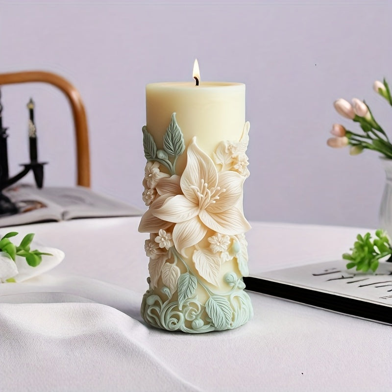 2pcs Lily Flower Silicone Mold Set