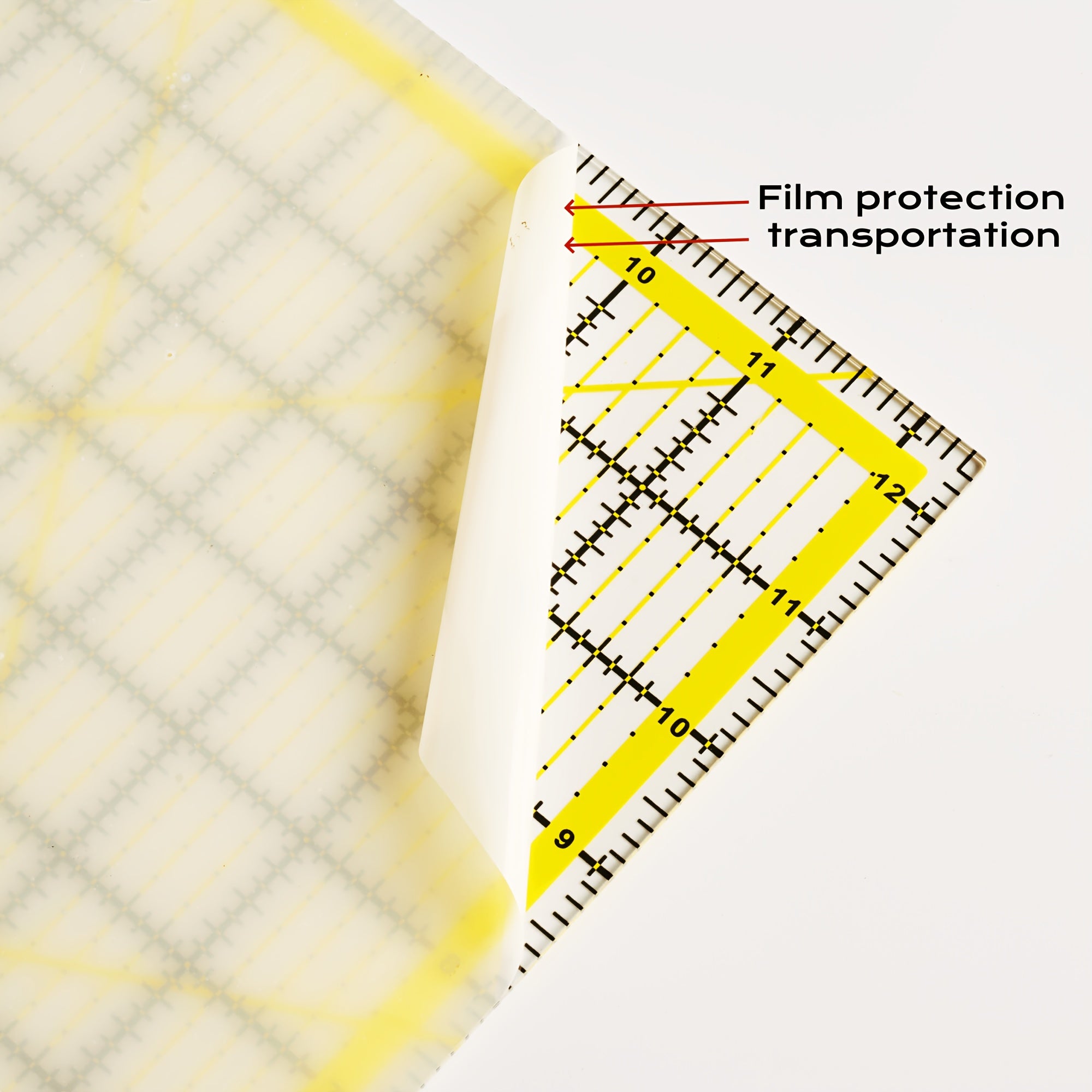 12, 5/9, 5/6/4, 5 Inch Acrylic Square Quilting Ruler