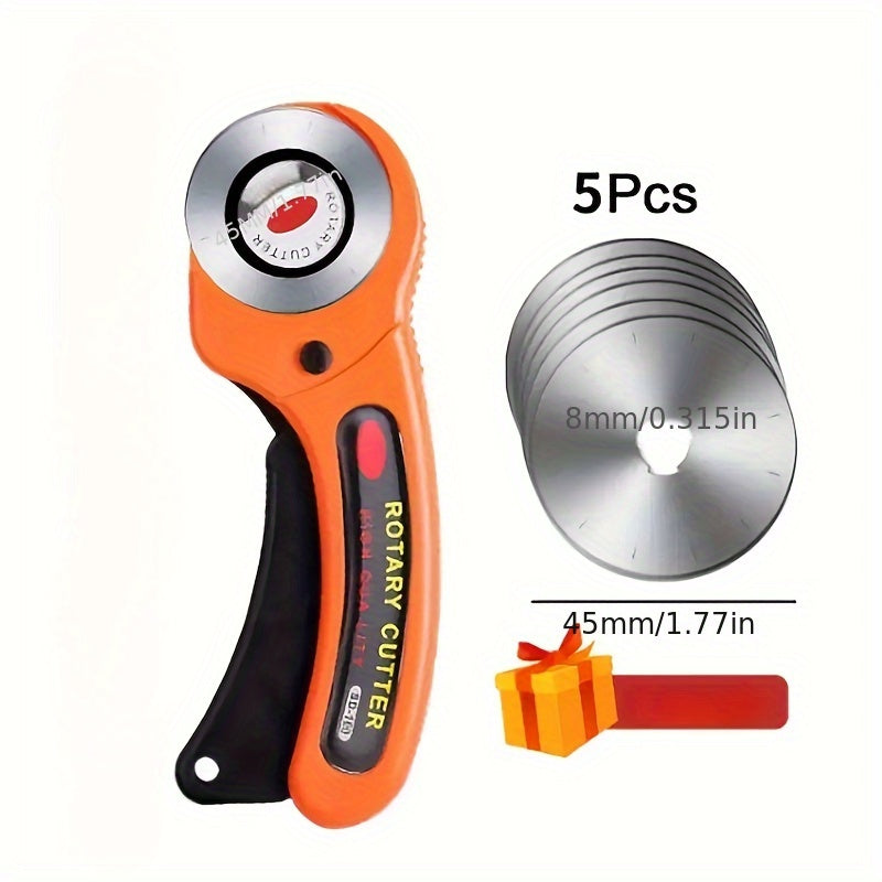 45mm Rotary Cutter With 5 Extra Blades